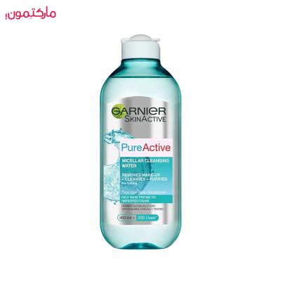 میسلار واتر گارنیر مدل پیور اکتیو حجم 400 میلی لیتر